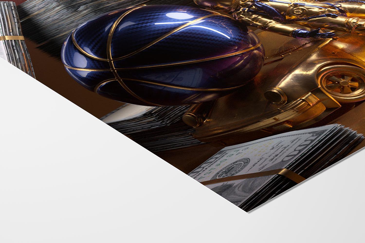 Chasing Dreams: Limited 24-Hour Golden Astronaut Print