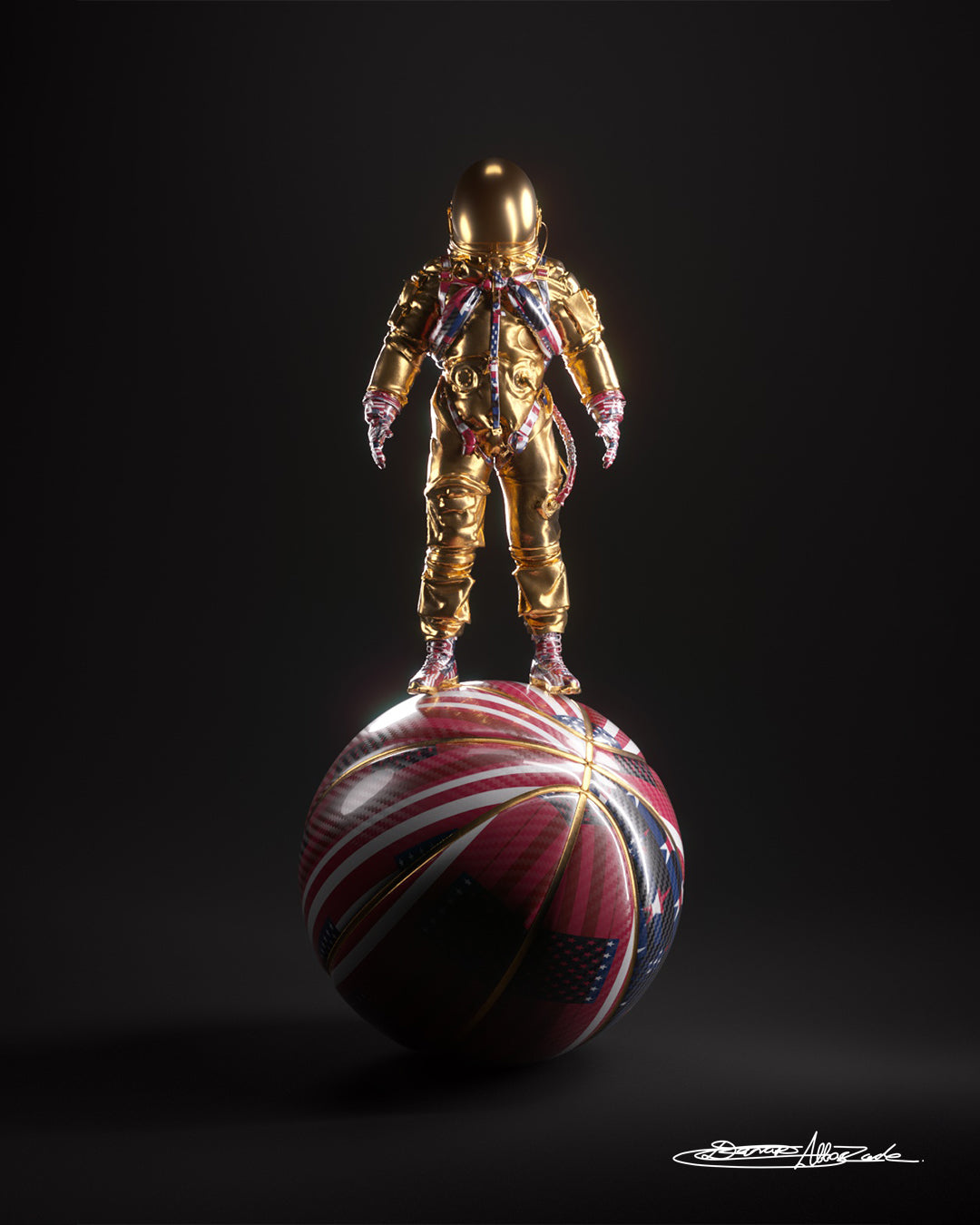 Balancing The Stars: Golden Astronaut